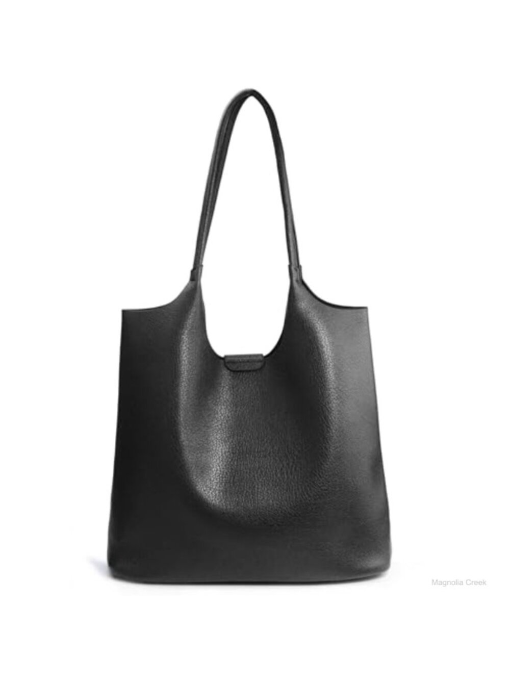 Vegan Leather Hobo Tote Bag Women Soft Shoulder Handbag Magnetic Snap